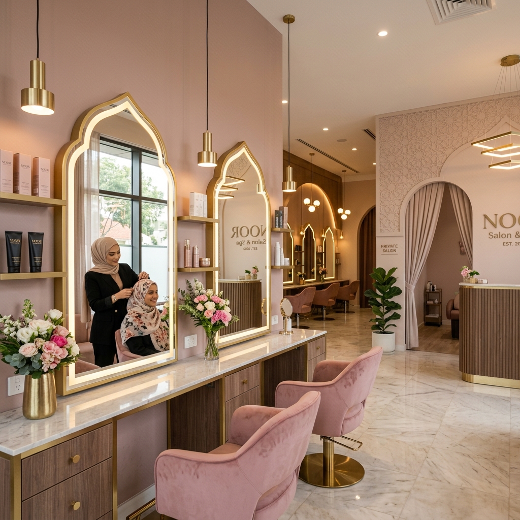 Amelia Beauty Salon Interior